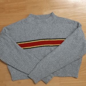 Cropped Mock neck Sweater